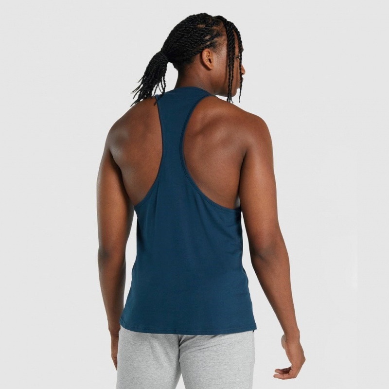 Γιλεκο Gymshark Critical 2.0 Stringer σκουρο μπλε | 376FEDZSI