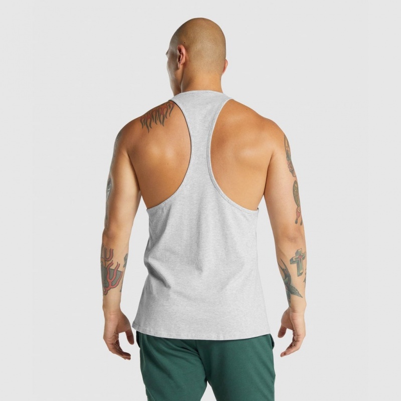 Γιλεκο Gymshark Critical 2.0 Stringer ανοιχτο γκρι | 785UHBVKE