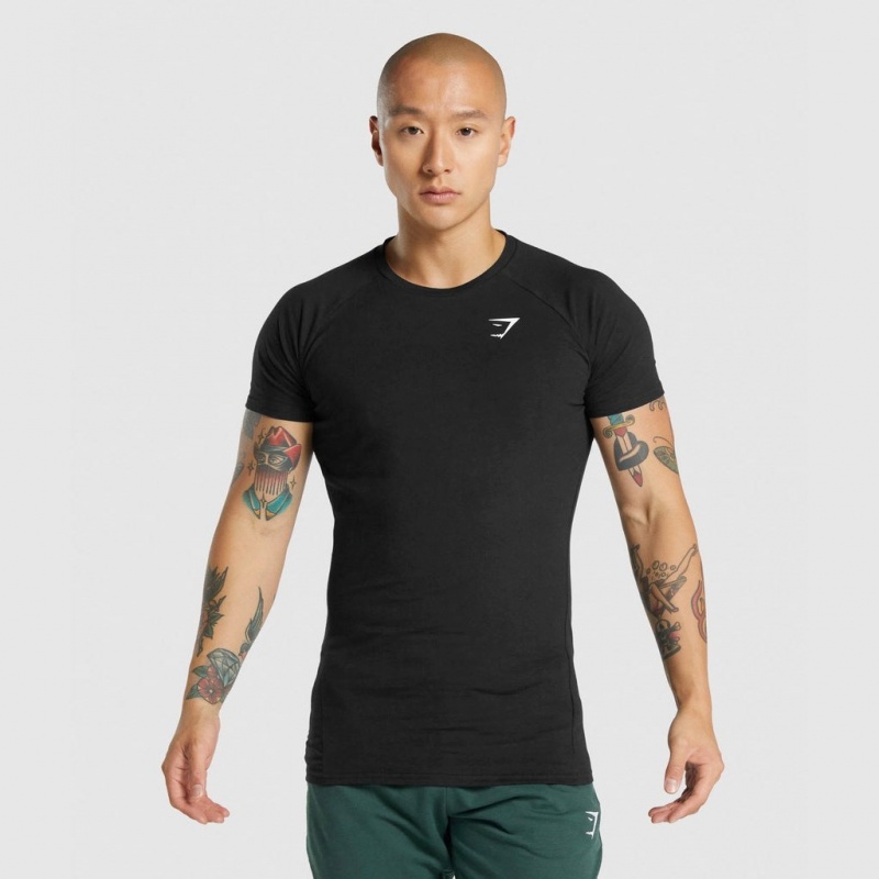 μπλουζακια Gymshark Critical 2.0 μαυρα | 475QGEMUL
