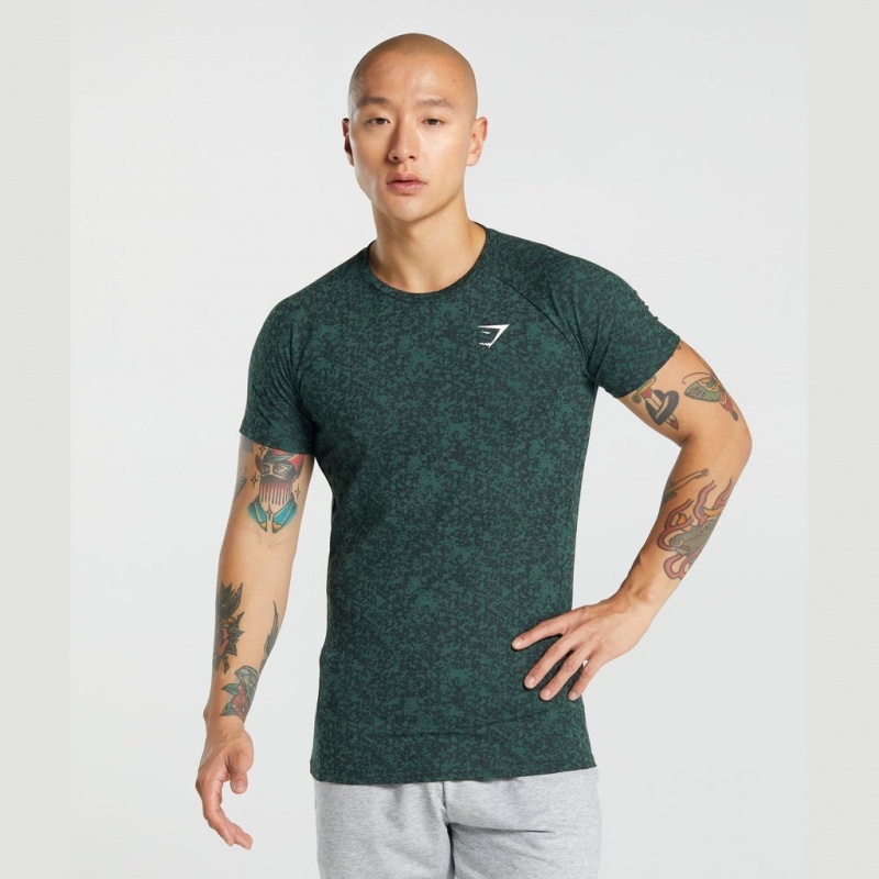 μπλουζακια Gymshark Critical 2.0 σκούρο πρασινο | 315JKEQZW