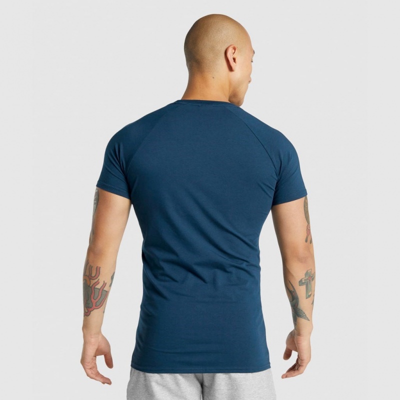 μπλουζακια Gymshark Critical 2.0 σκουρο μπλε | 316JXPOEF