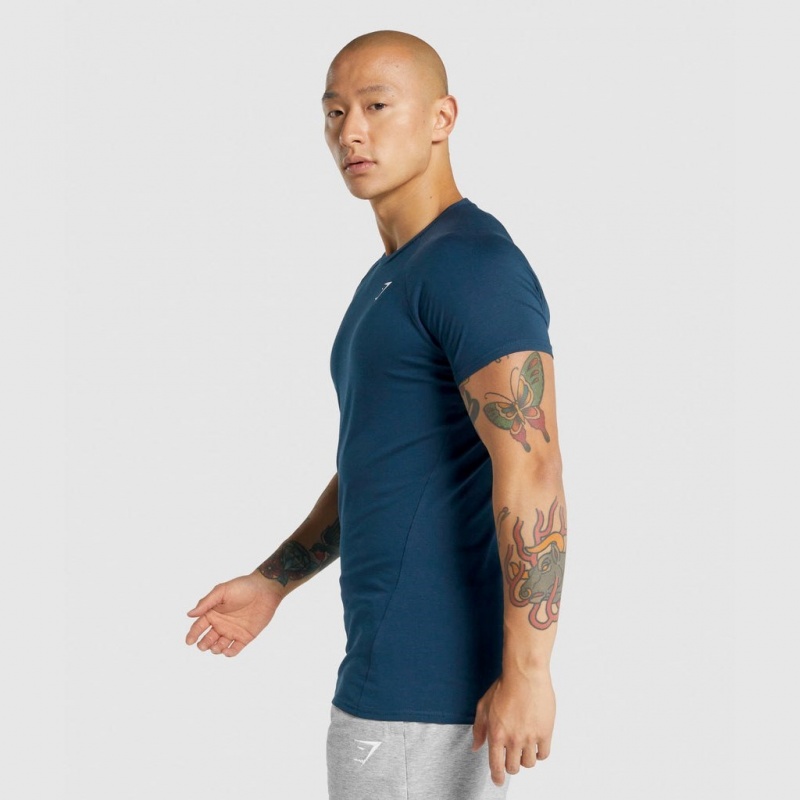 μπλουζακια Gymshark Critical 2.0 σκουρο μπλε | 316JXPOEF