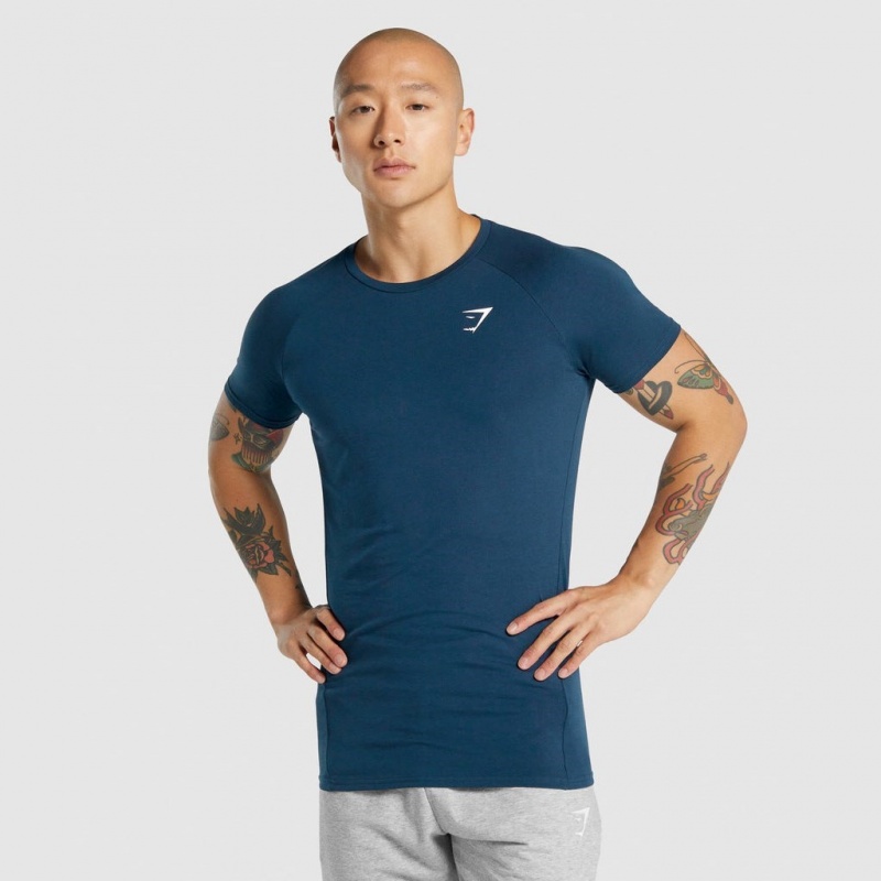 μπλουζακια Gymshark Critical 2.0 σκουρο μπλε | 316JXPOEF