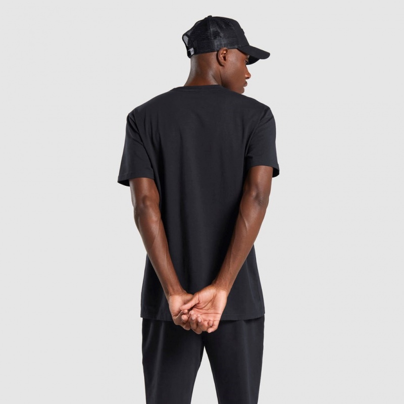 μπλουζακια Gymshark Critical Regular Fit μαυρα | 325XDOHET