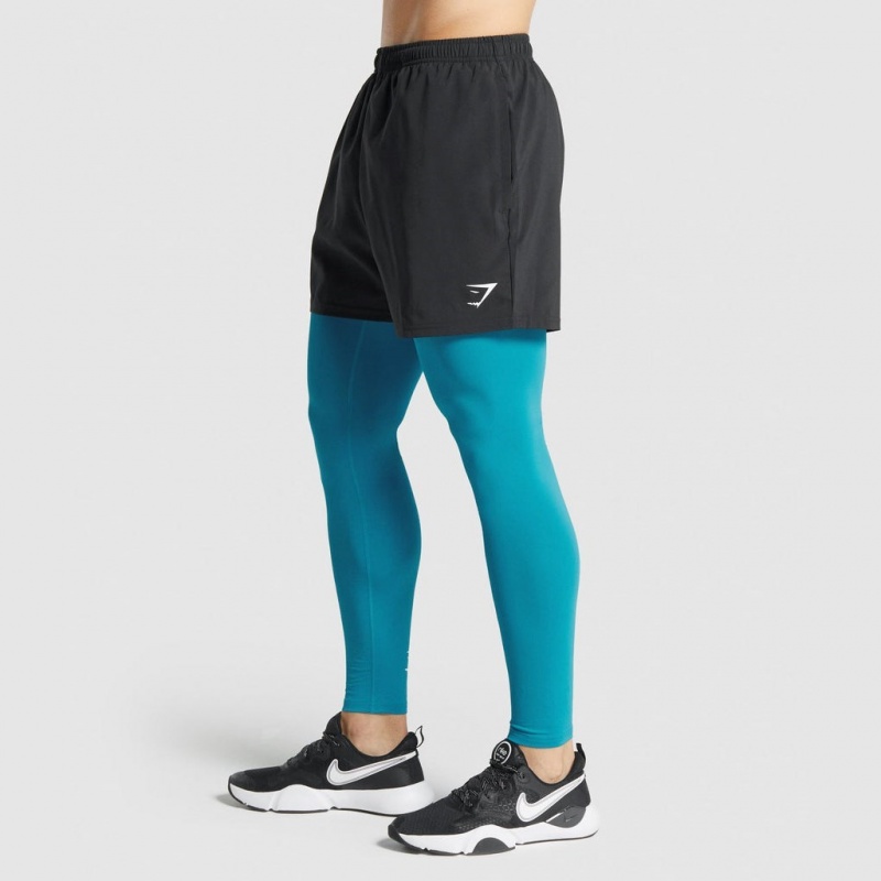 Κολαν Gymshark Element Baselayer μπλε | 320SQFWMI