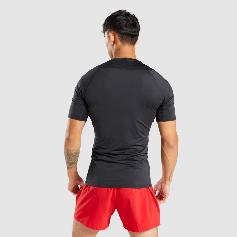 μπλουζακια Gymshark Element Baselayer μαυρα | 346MSGFZX
