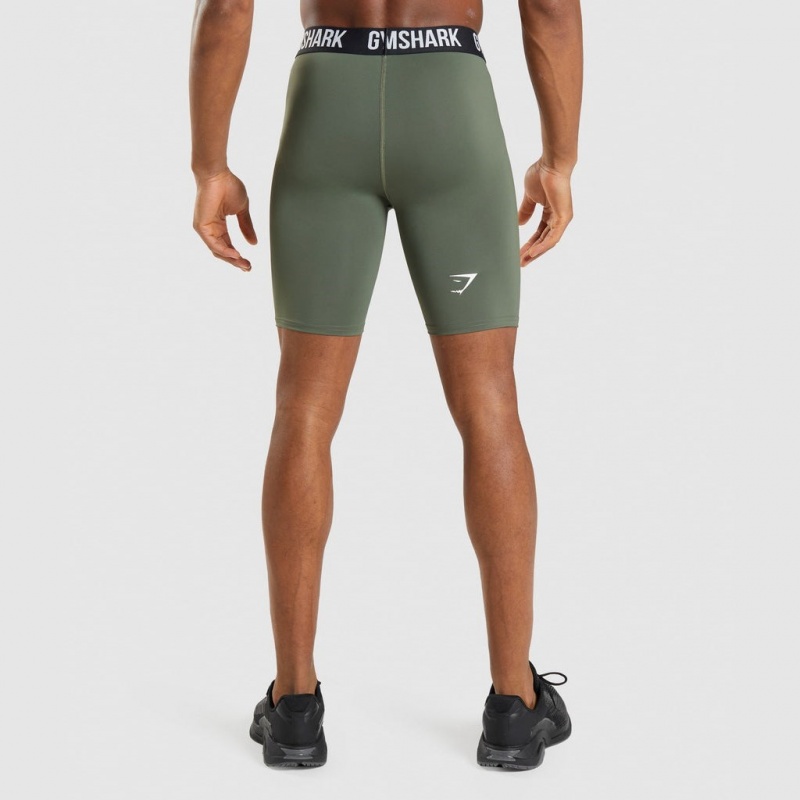 Σορτσ Gymshark Element Baselayer Ελιά | 486BPJYVD