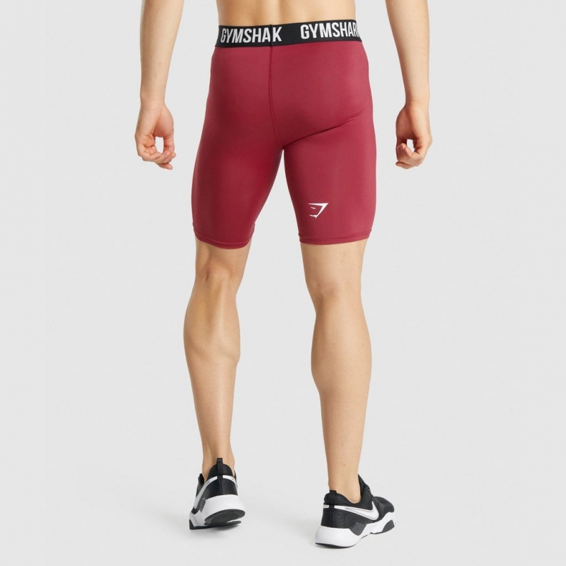 Σορτσ Gymshark Element Baselayer μπορντο | 536ZQAVIW