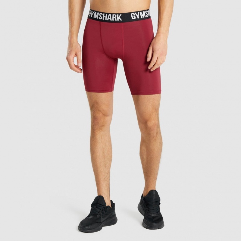 Σορτσ Gymshark Element Baselayer μπορντο | 536ZQAVIW