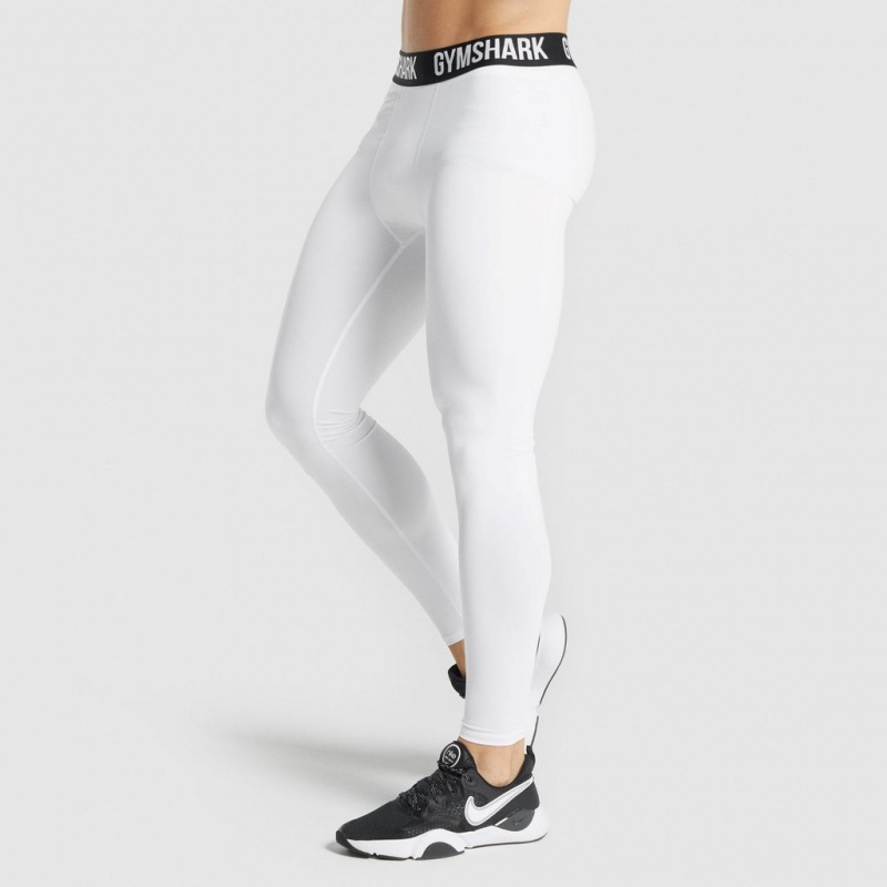 Κολαν Gymshark Element Baselayer ασπρα | 597VUYFJE