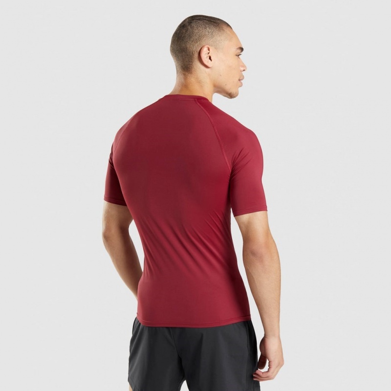 μπλουζακια Gymshark Element Baselayer μπορντο | 834IZGRCK
