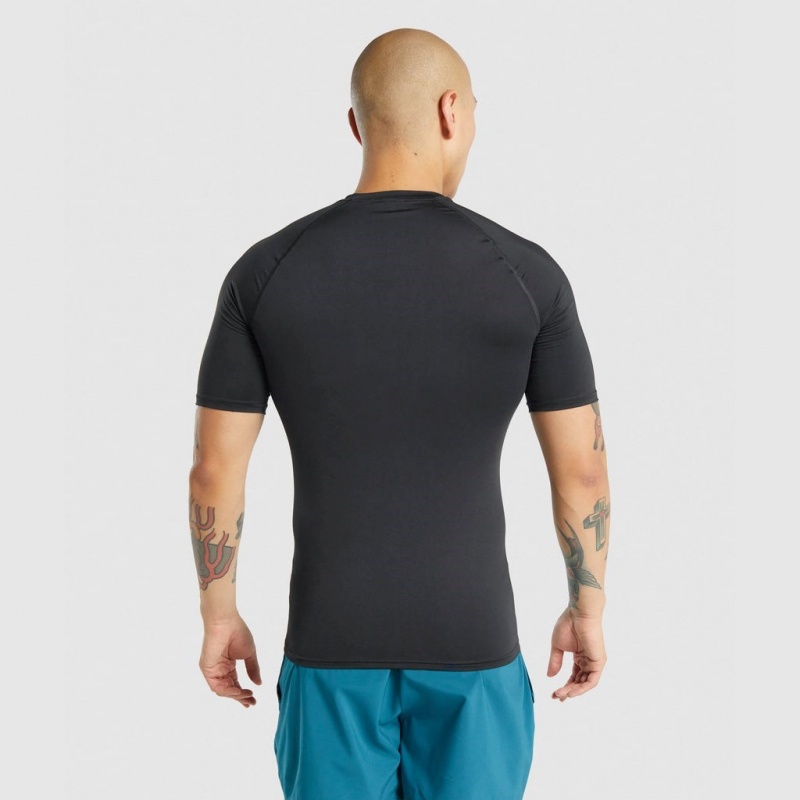 μπλουζακια Gymshark Element Baselayer μαυρα | 928XJOEBQ