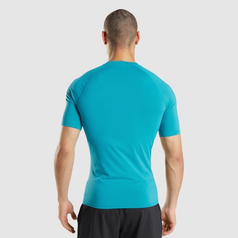μπλουζακια Gymshark Element Baselayer μπλε | 936RINGVJ