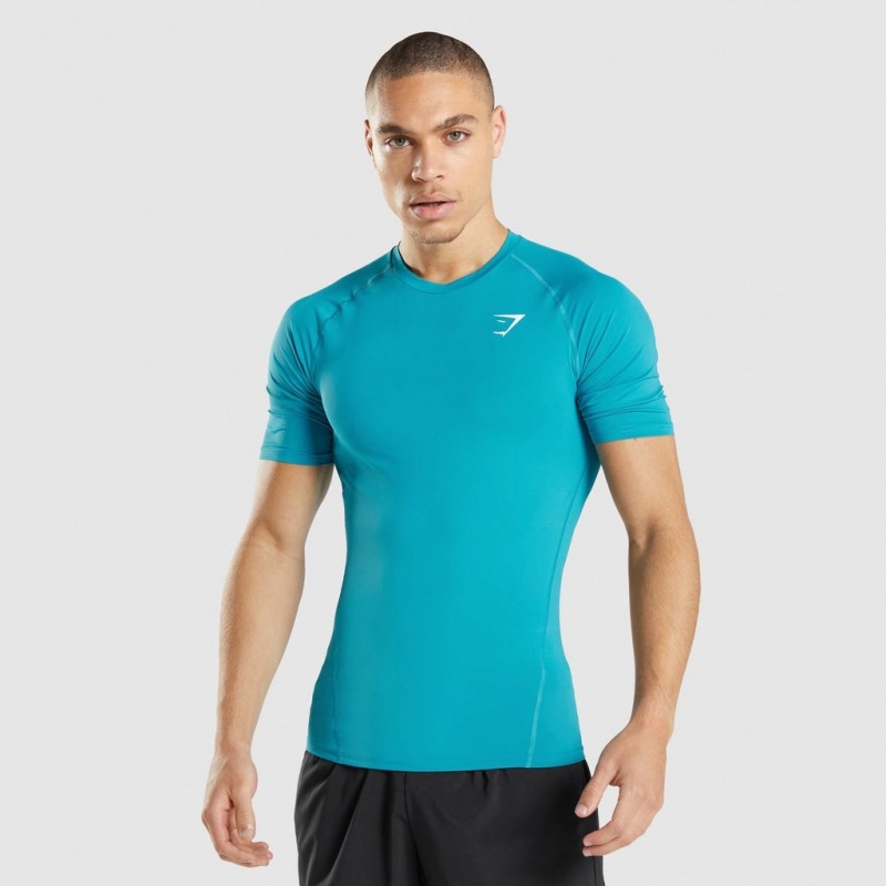 μπλουζακια Gymshark Element Baselayer μπλε | 936RINGVJ