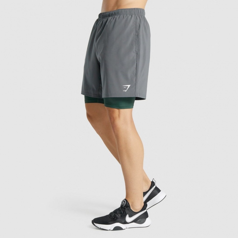 Σορτσ Gymshark Element Baselayer σκούρο πρασινο | 054UKENMD