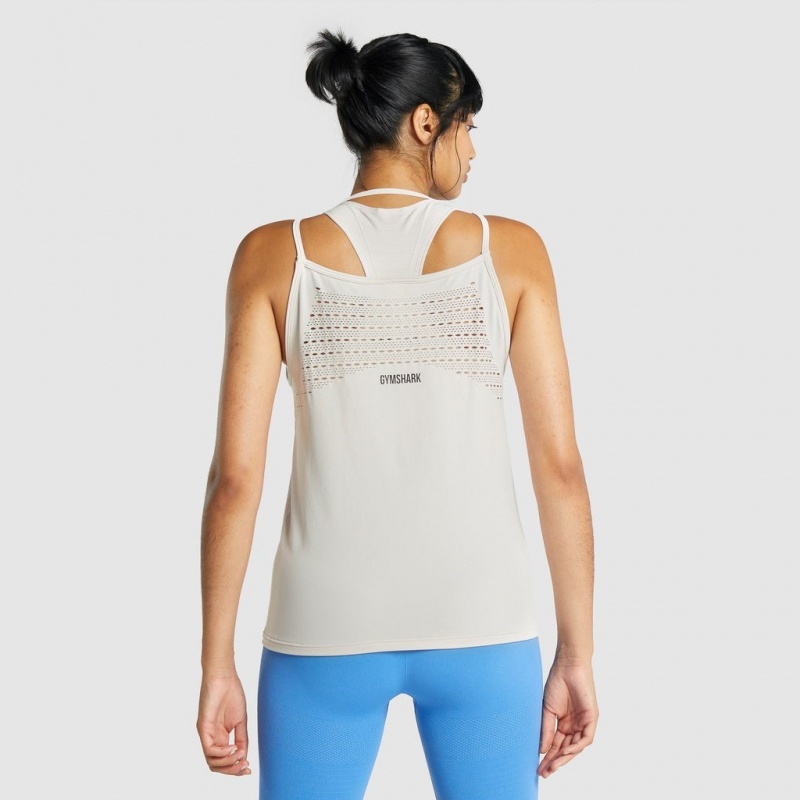 Γιλεκο Gymshark Energy Seamless Loose κρέμα | 856IBSNEG