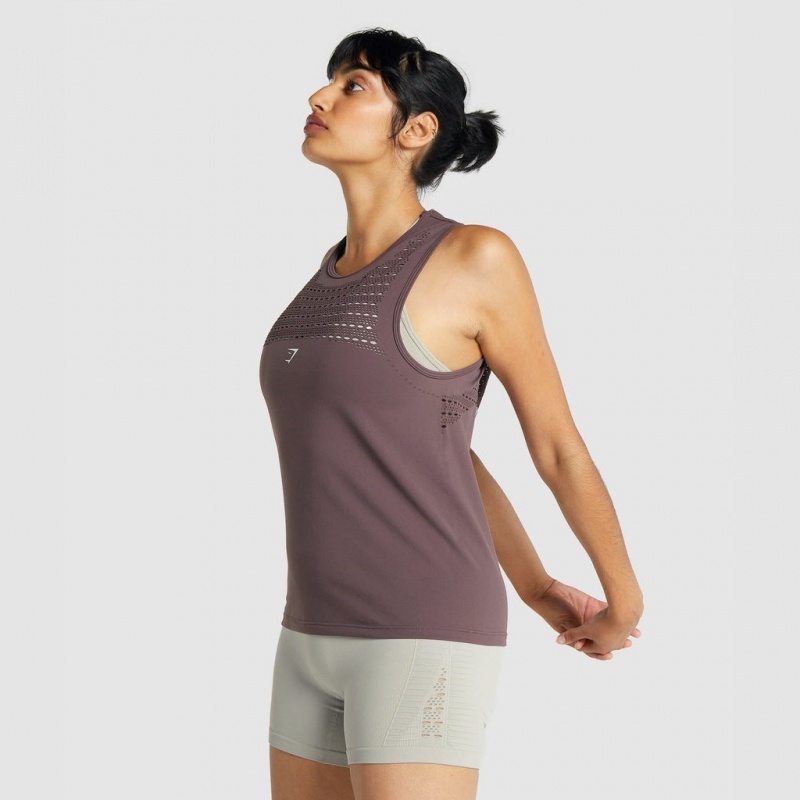 Γιλεκο Gymshark Energy Seamless Loose καφε | 950PKQDNZ