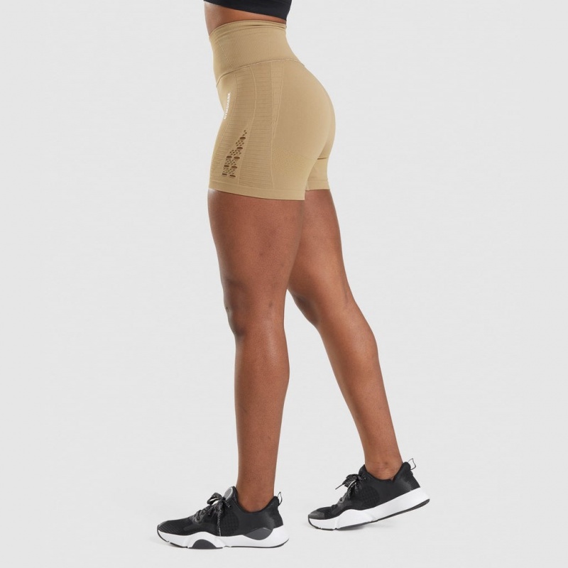 Σορτσ Gymshark Energy Seamless καφε | 218MGHSNV