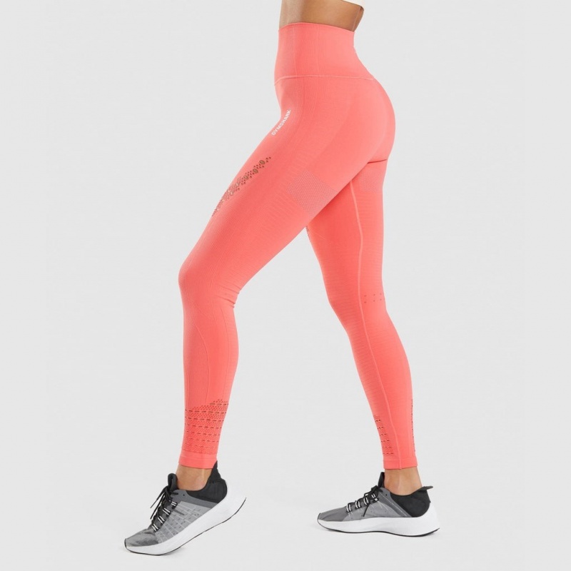 Κολαν Gymshark Energy Seamless ροζ | 245DEFKVJ