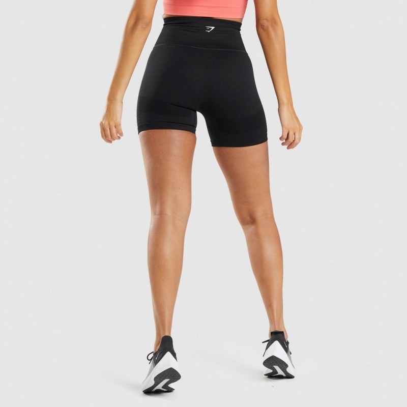 Σορτσ Gymshark Energy Seamless μαυρα | 379MNBEAJ