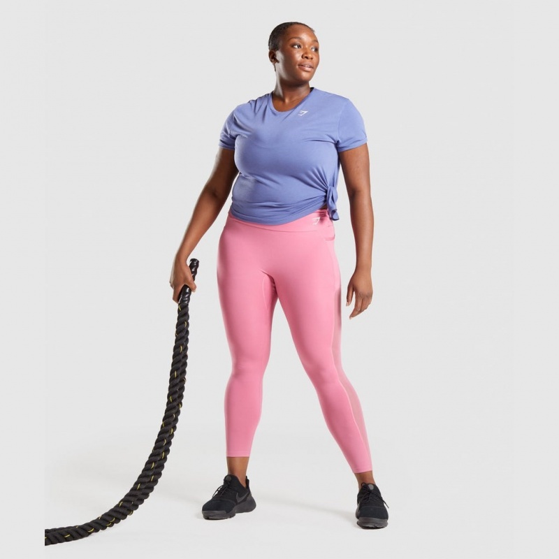 μπλουζακια Gymshark Essential Tee μπλε | 259FUSRXZ