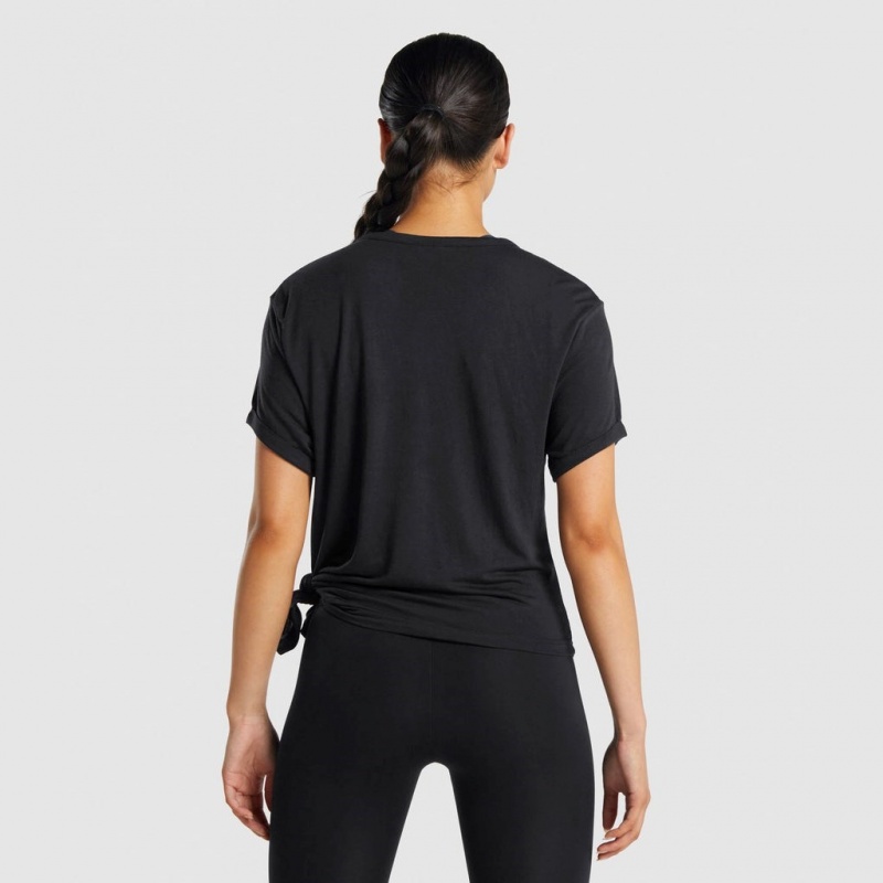 μπλουζακια Gymshark Essential μαυρα | 415MYGIHD