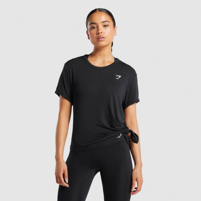 μπλουζακια Gymshark Essential μαυρα | 415MYGIHD