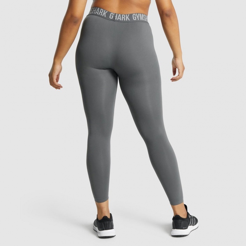 Κολαν Gymshark Fit Seamless Charcoal | 574IEPAKJ