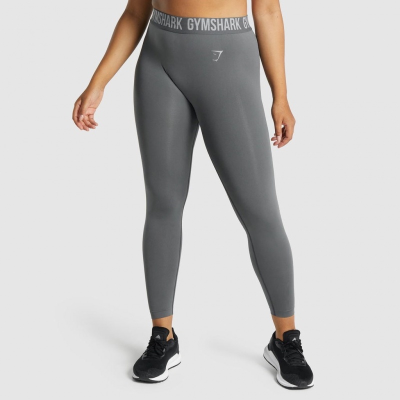 Κολαν Gymshark Fit Seamless Charcoal | 574IEPAKJ