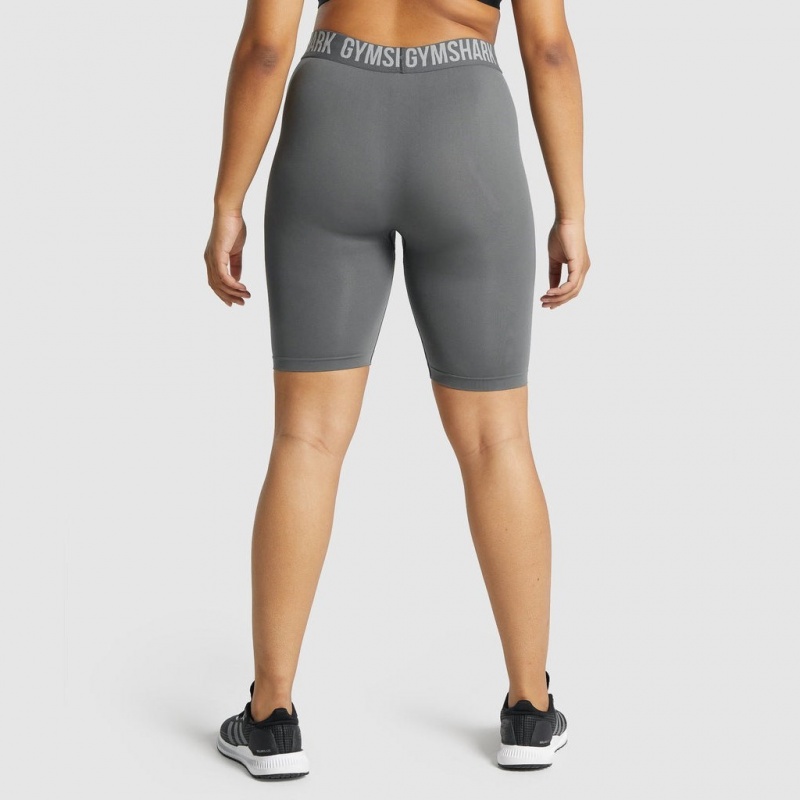 Σορτσ Gymshark Fit Seamless Cycling Charcoal | 536IPMDWC