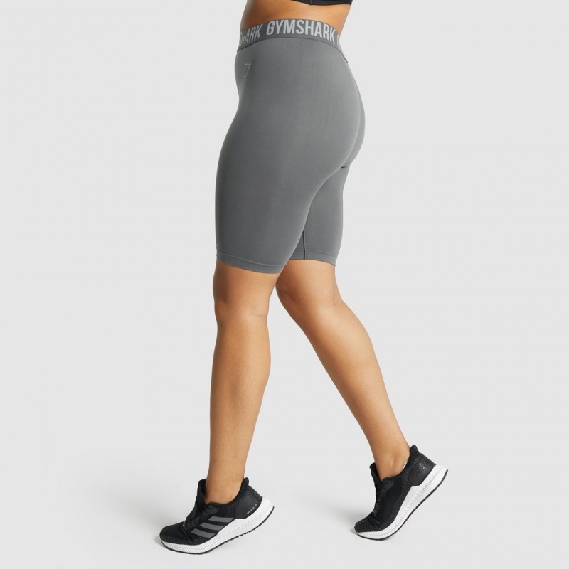 Σορτσ Gymshark Fit Seamless Cycling Charcoal | 536IPMDWC