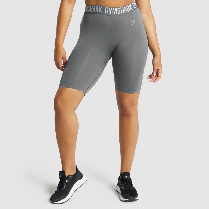 Σορτσ Gymshark Fit Seamless Cycling Charcoal | 536IPMDWC