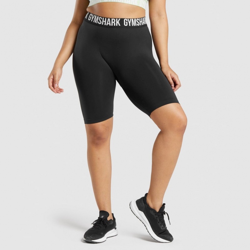 Σορτσ Gymshark Fit Seamless Cycling μαυρα | 726PORDXE