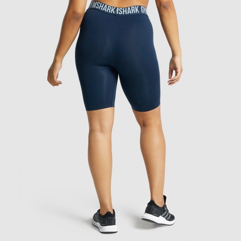 Σορτσ Gymshark Fit Seamless Cycling σκουρο μπλε | 695SQLMBO