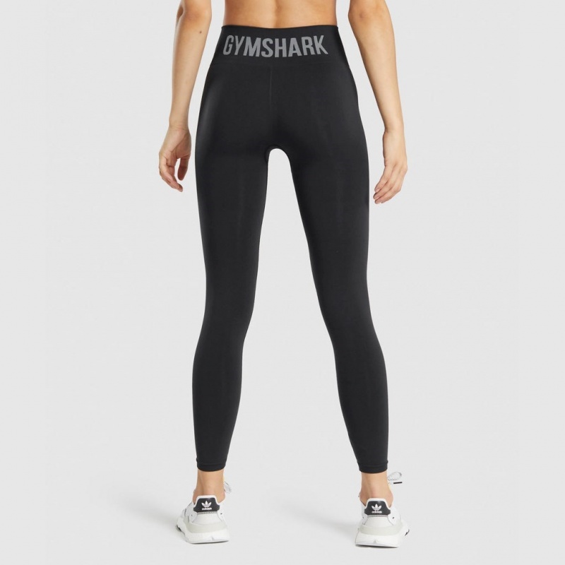 Κολαν Gymshark Fit Seamless Mid Rise μαυρα | 810MSQLWI