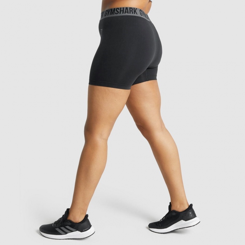 Σορτσ Gymshark Fit Seamless μαυρα | 371NWGICQ