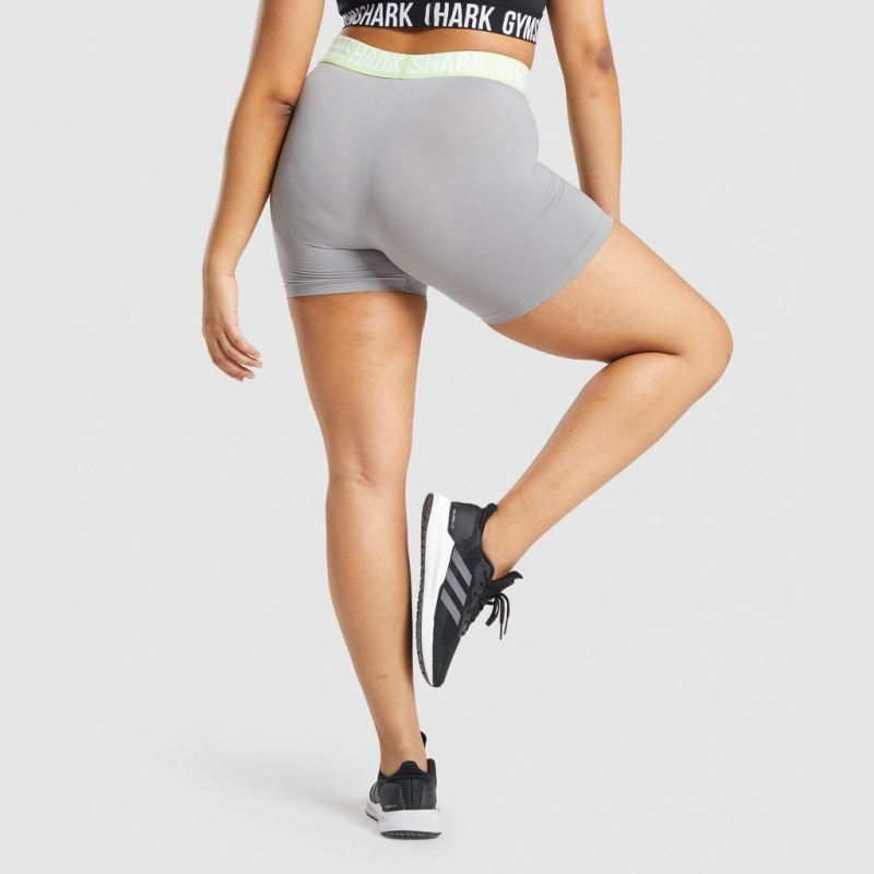 Σορτσ Gymshark Fit Seamless γκρι | 487QCBNRY