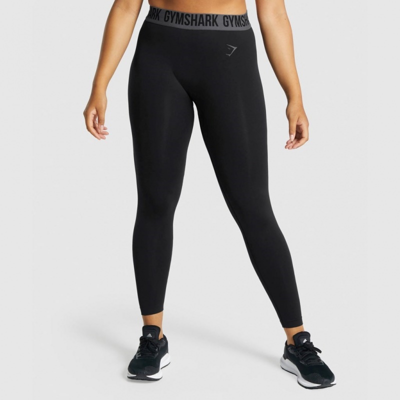 Κολαν Gymshark Fit Seamless μαυρα | 987GLQFHC
