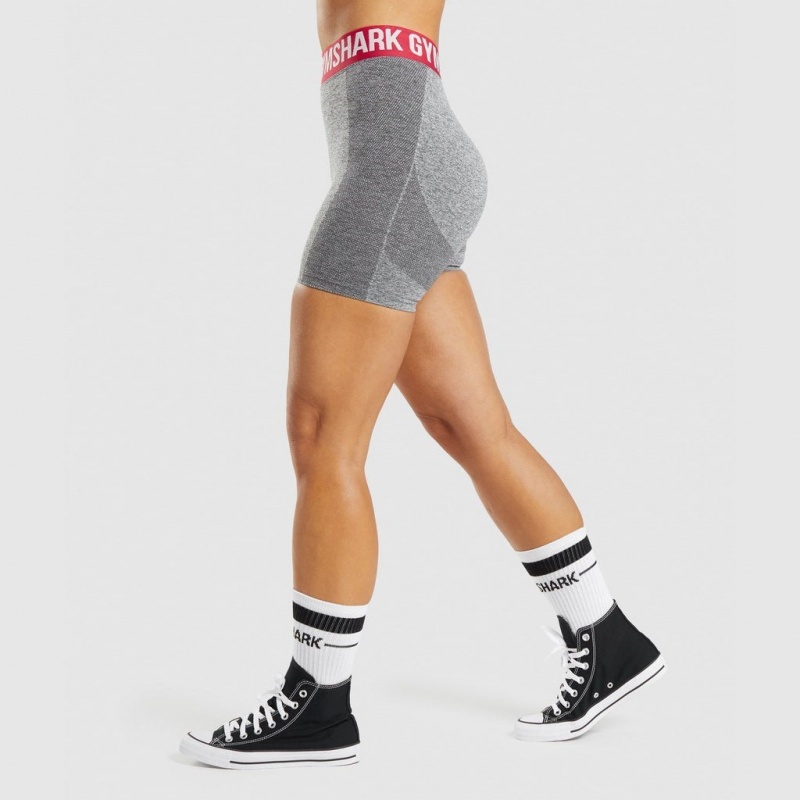 Σορτσ Gymshark Flex Charcoal Marl | 372HWQKJS