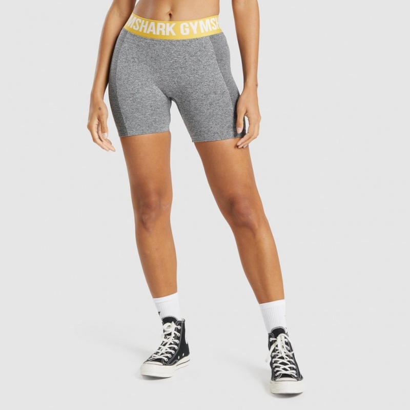 Σορτσ Gymshark Flex Charcoal Marl | 984HMEKZV