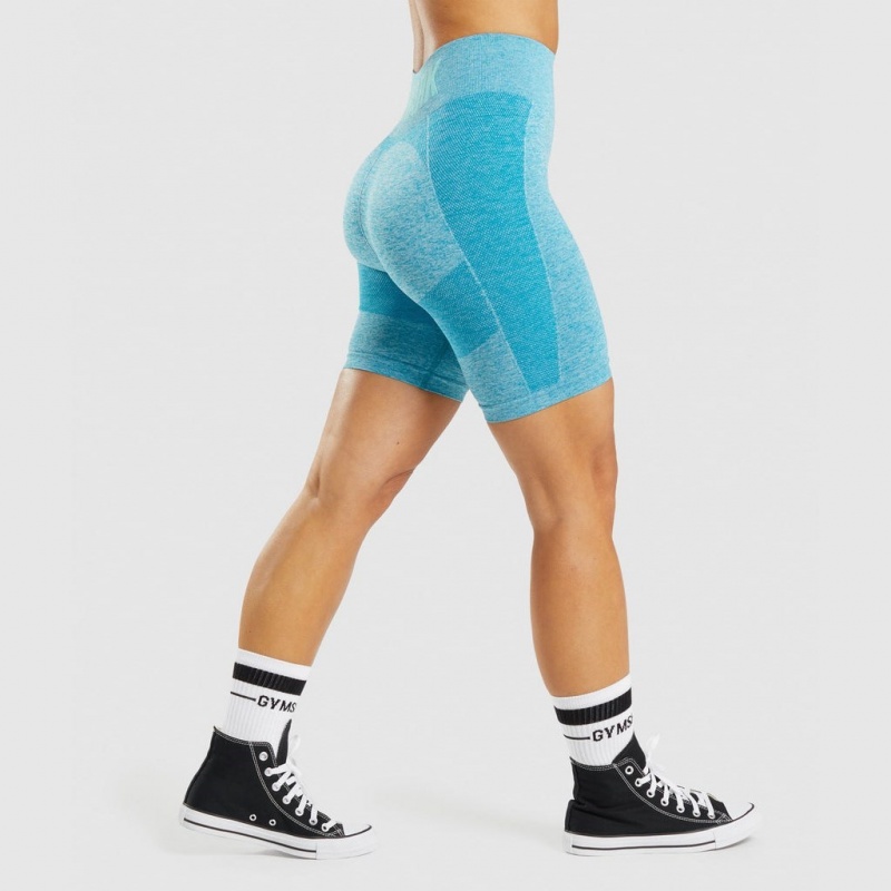 Σορτσ Gymshark Flex Cycling μπλε | 078ZKVURM