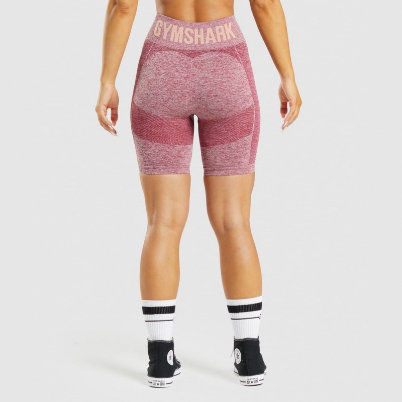 Σορτσ Gymshark Flex Cycling μπορντο | 358IQPGFJ