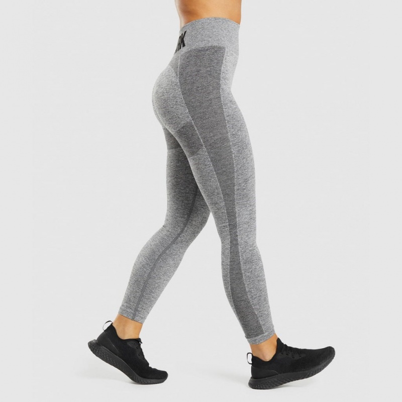 Κολαν Gymshark Flex High Waisted Charcoal Marl | 241CKLQFJ