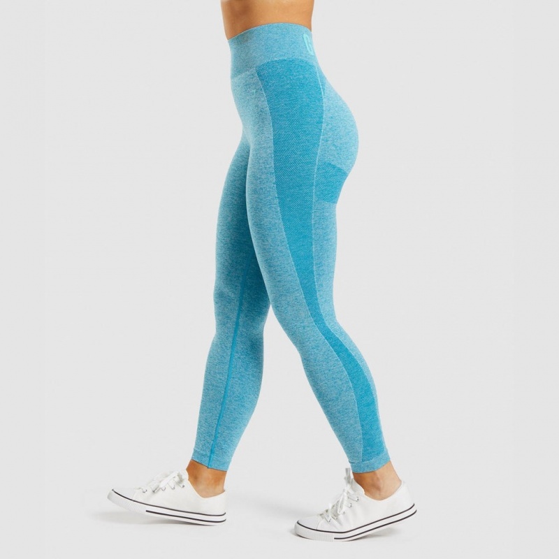 Κολαν Gymshark Flex High Waisted μπλε | 042NTYJVG