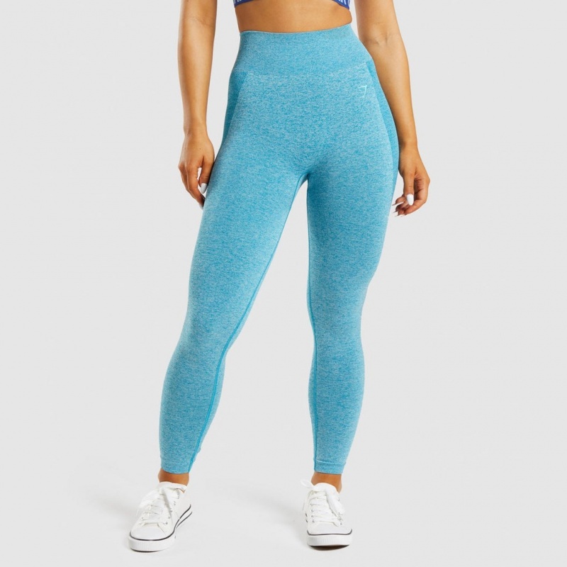Κολαν Gymshark Flex High Waisted μπλε | 042NTYJVG