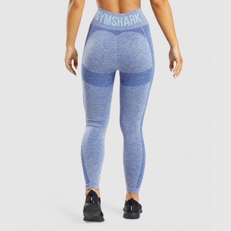 Κολαν Gymshark Flex High Waisted μπλε | 528RNWQBP
