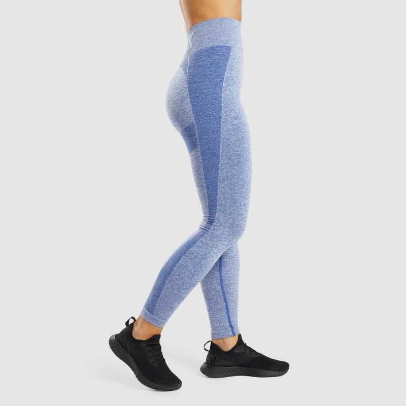 Κολαν Gymshark Flex High Waisted μπλε | 528RNWQBP