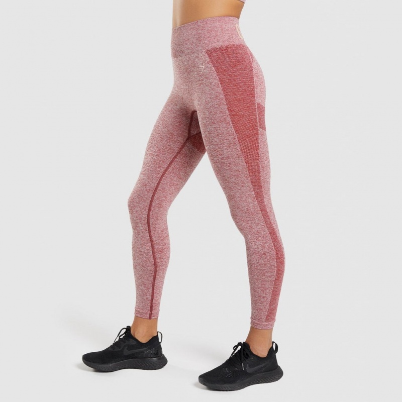 Κολαν Gymshark Flex High Waisted μπορντο | 905REPCXD