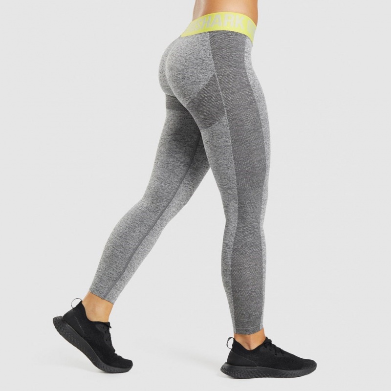Κολαν Gymshark Flex Low Rise κίτρινα | 815CWEVLN