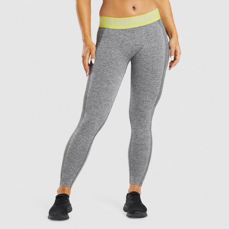 Κολαν Gymshark Flex Low Rise κίτρινα | 815CWEVLN